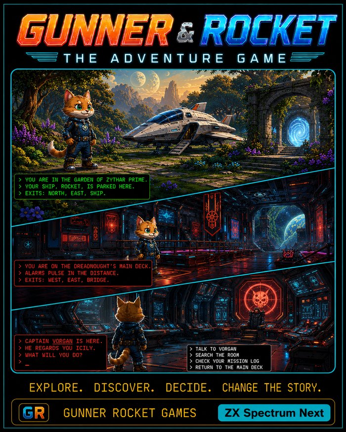 Gunner & Rocket: The Adventure Game